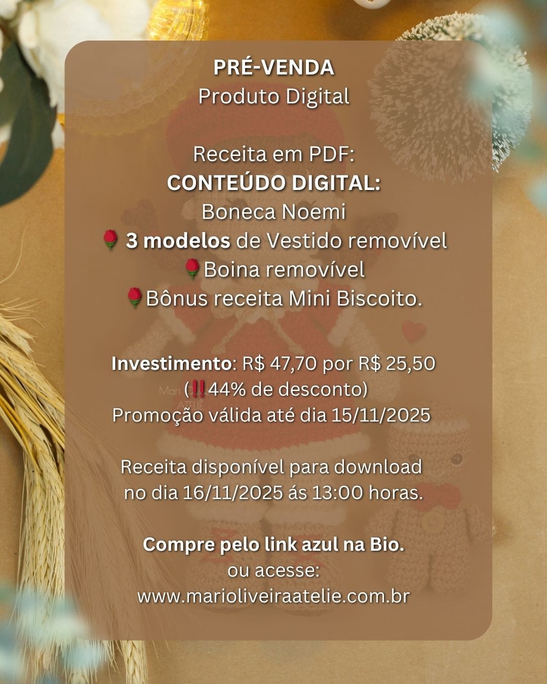 Receita Boneca Noemi - Imagem 8